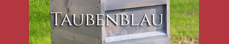 Taubenblaue Bienenbeute